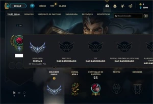 Conta prata 2 com 23 Champs e 5 Skins - League of Legends LOL