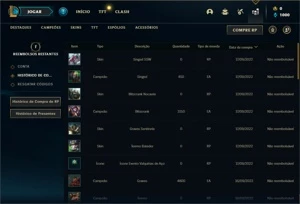 Conta prata 2 com 23 Champs e 5 Skins - League of Legends LOL