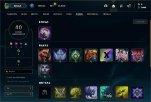 Conta prata 2 com 23 Champs e 5 Skins - League of Legends LOL