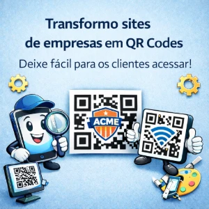 Faço QR Code pra sua marca/casa - Serviços Digitais
