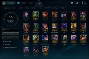 Conta LoL Platina IV - League of Legends