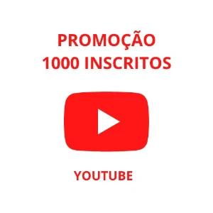 Promoção 1000 inscritos YouTube - Redes Sociais