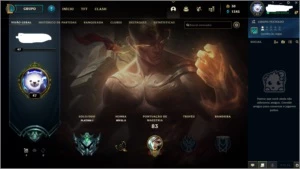Conta smurf PLATINA 1 - League of Legends LOL