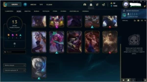 Conta smurf PLATINA 1 - League of Legends LOL