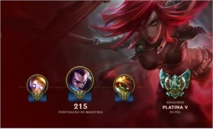 Conta Platina V - League of legends (Promoção) LOL