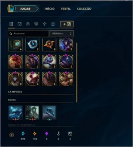 Conta Platina V - League of legends (Promoção) LOL
