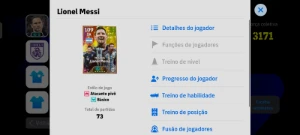 Conta com Messi Big time 109 efotball 2025 Word Cup - eFootball PES