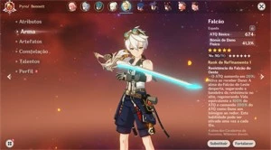 CONTA GENSHIN IMPACT AR 55 GANYU HU TAO YAE MIKO/SEM NICK