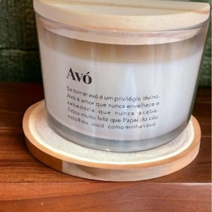 Vela Aromática Personalizada Dia da Avó/avô 120g