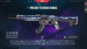 Conta Valorant c/ karambit saqueadora, vandal prelúdio, Tota