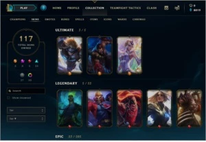 CONTA DE LOL / TODOS CAMPEÕES / 117 SKIN - League of Legends