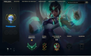 Conta smurf esmeralda 2 caindo com diamante 2 - League of Legends LOL