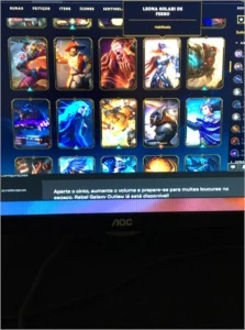 Vendo conta ouro 4 cheia de skin - League of Legends LOL