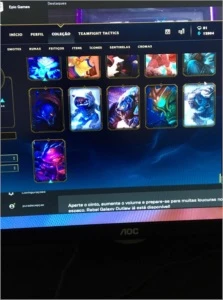 Vendo conta ouro 4 cheia de skin - League of Legends LOL