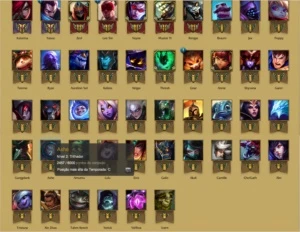 CONTA LEAGUE OF LEGENDS BR- 9 SKINS - 44 CHAMP - UNRANKED LOL