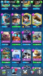 Conta Clash Royale + 8 Anos De Conta + 8000+ Troféus