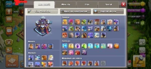 Cv15 Semi Full Th15 Bem Upado ID Virgem 31 Skins Ñ Cv14 Cv13 - Clash of Clans