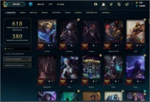 Vendo Conta Ouro II 218 Skins - League of Legends LOL