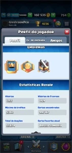 Conta Clash Royale LVL 12 F2P