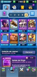 CONTA clash royale