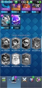 CONTA clash royale