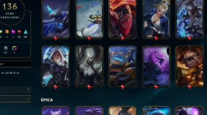 Conta Lol 100% Segura Full Acesso | 136 Skins | Nvl 88 | - League of Legends