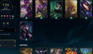 Conta Lol 100% Segura Full Acesso | 136 Skins | Nvl 88 | - League of Legends
