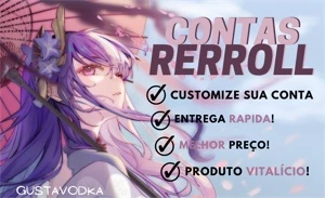 ⭐PACK DE CONTAS GENSHIN IMPACT COM PERSONAGENS 5⭐