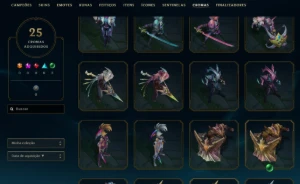 Conta Plat  3Mmr Esmeralda lvl 84 - League of Legends LOL
