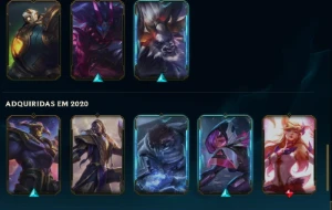 Conta Plat  3Mmr Esmeralda lvl 84 - League of Legends LOL