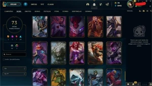 Conta LoL, LvL 238, 73 Skins - League of Legends