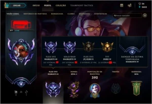 Vendo conta de lol d4 soloq / d3 flex - League of Legends
