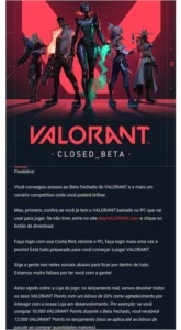 Conta valorant beta fechado - Others