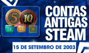 Steam 21 Anos (15 Setembro De 2003) Medalhas 5 E 10 Anos