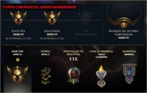 🔴GOLD 4 - 7 SKINS - MMR ALTO - 70%WR🔴 - League of Legends LOL