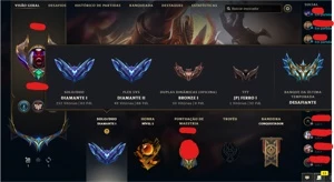 Conta Challenger com todas as skins adquiríveis Riven 2012 - League of Legends LOL
