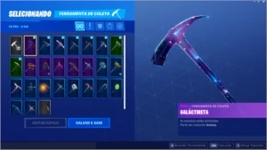 CONTA FORTNITE SEASON 4 COM GALAXY