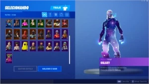 CONTA FORTNITE SEASON 4 COM GALAXY