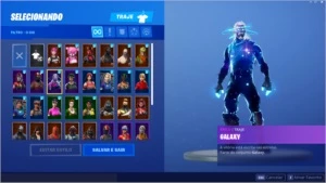 CONTA FORTNITE SEASON 4 COM GALAXY