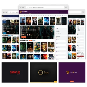 Pack com 7 Temas Para Sites De Filmes e Vídeos - Others