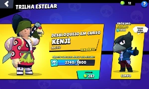 Conta brawl stars 50 brawlers, muitas skins