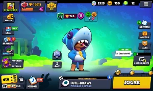 Conta brawl stars 50 brawlers, muitas skins