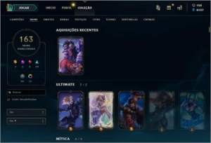Conta League Of Legends Skins/icones Raros Desde Season 3 LOL