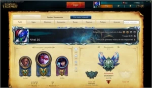CONTA DIAMANTE V / 109 CAMPEÕES / 75 SKINS / BORDA DIAMANTE - League of Legends LOL