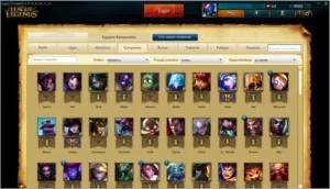 CONTA DIAMANTE V / 109 CAMPEÕES / 75 SKINS / BORDA DIAMANTE - League of Legends LOL