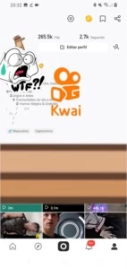 Conta no Kwai top - Redes Sociais