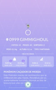 Pokémon GO - Bolsa de Gimmighoul (5 un.) + Lure Dourado - Pokemon GO