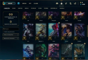 Conta prata 3 com 45 Champs e 21 Skins + 2 Fragmentos - League of Legends LOL