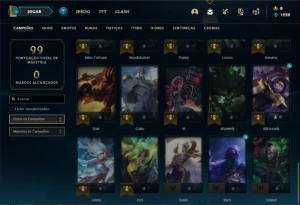 Conta prata 3 com 45 Champs e 21 Skins + 2 Fragmentos - League of Legends LOL