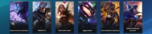 Conta com 93 skins e skin Morgana Imperatriz Lunar com borda - League of Legends: Wild Rift LOL WR